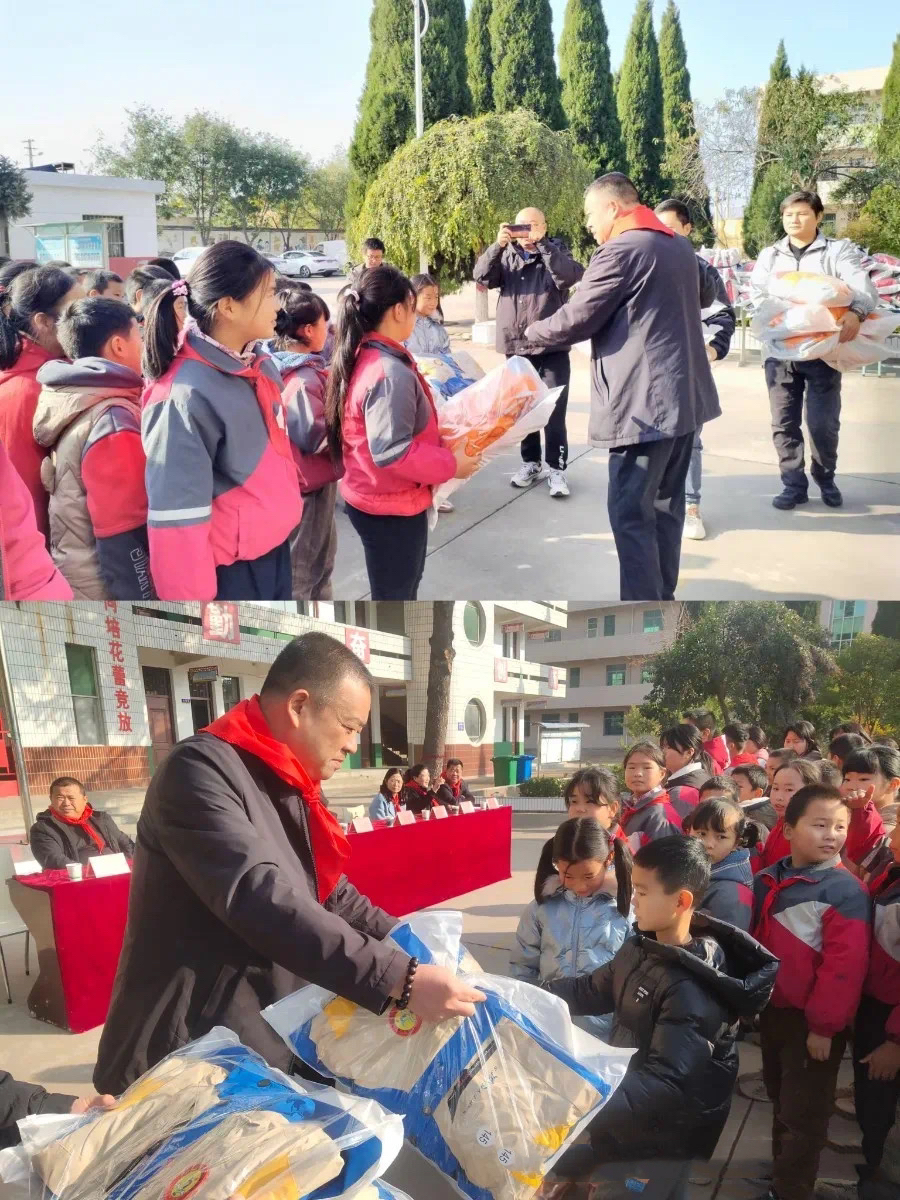寺前镇人大代表进校园 情系教育献爱心